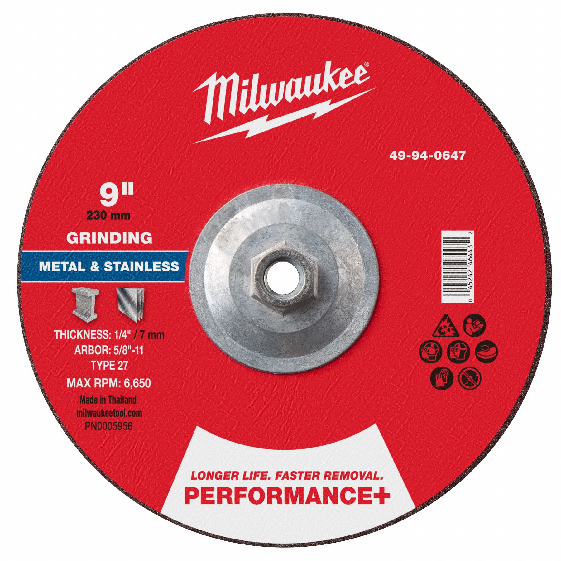 Grinding Wheel 9 dia.