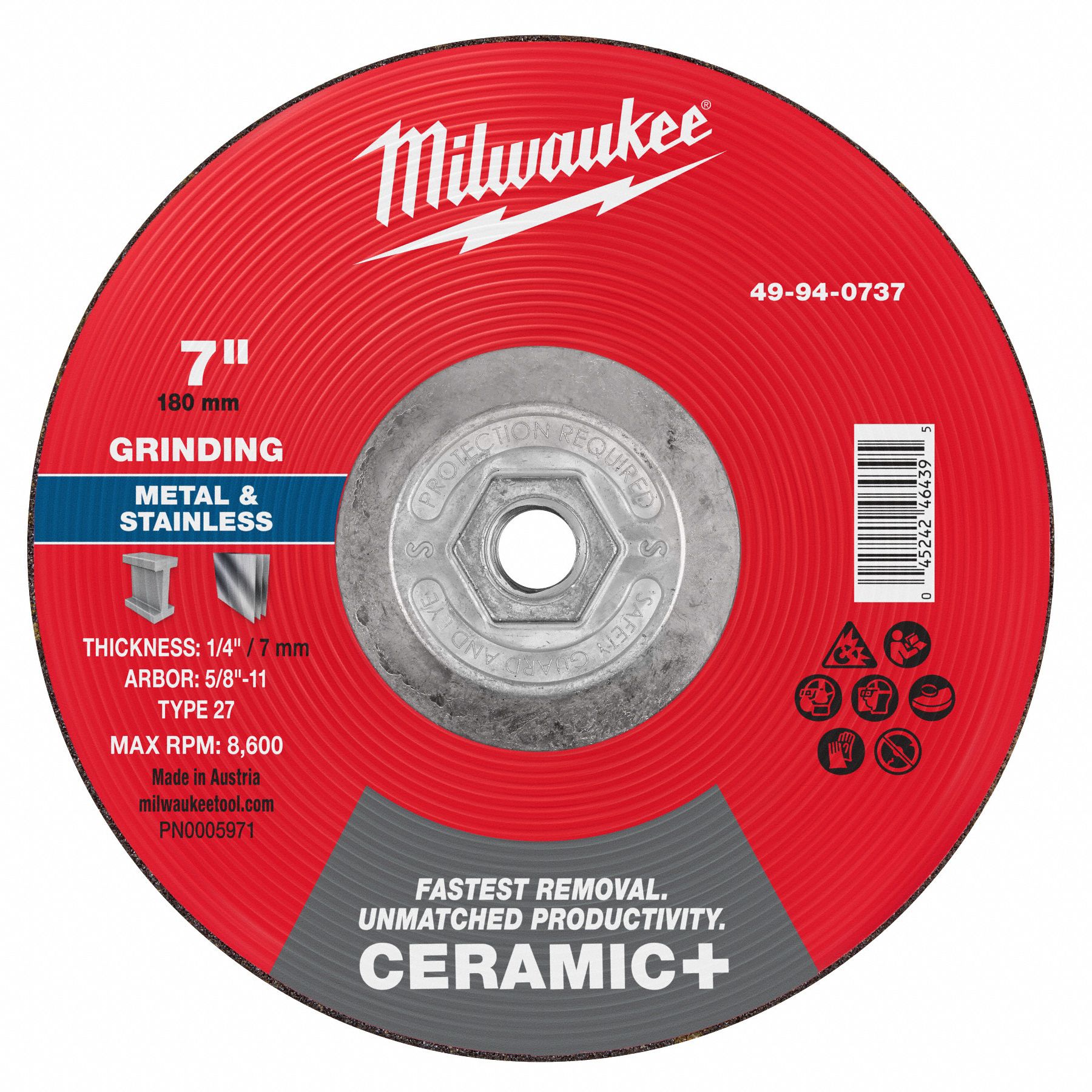 Grinding Wheel 7 dia.