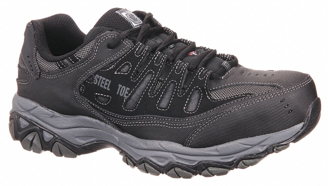 SKECHERS, W, 11, Athletic Shoe - 490C35|77055W BKCC SIZE 11 - Grainger