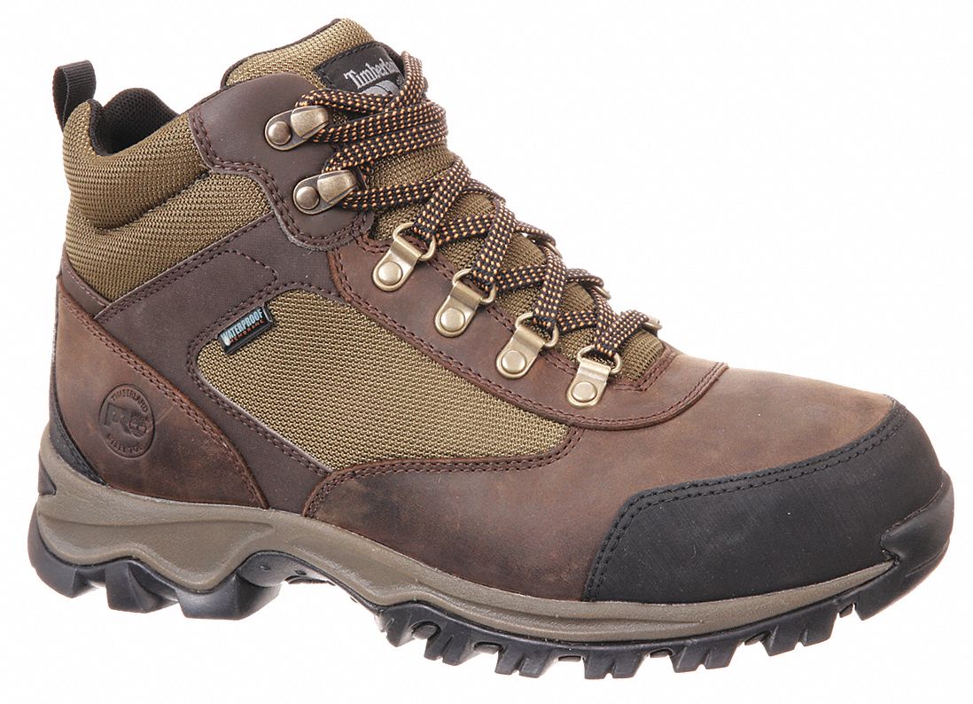 TIMBERLAND PRO Hiker Boot, 10, W, Men's, Brown, Steel Toe Type, 1 PR ...