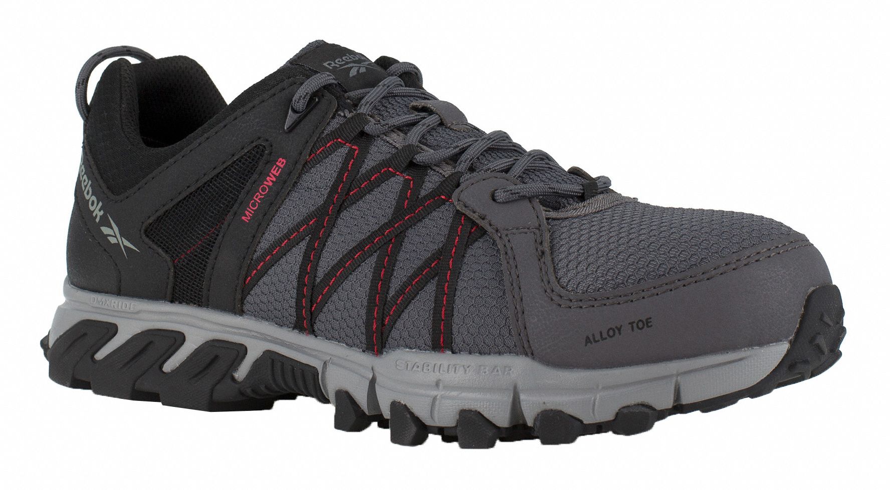 Athletic Shoe: Men's, Size 12, D, Black, Alloy Toe Cap, Removable Insole