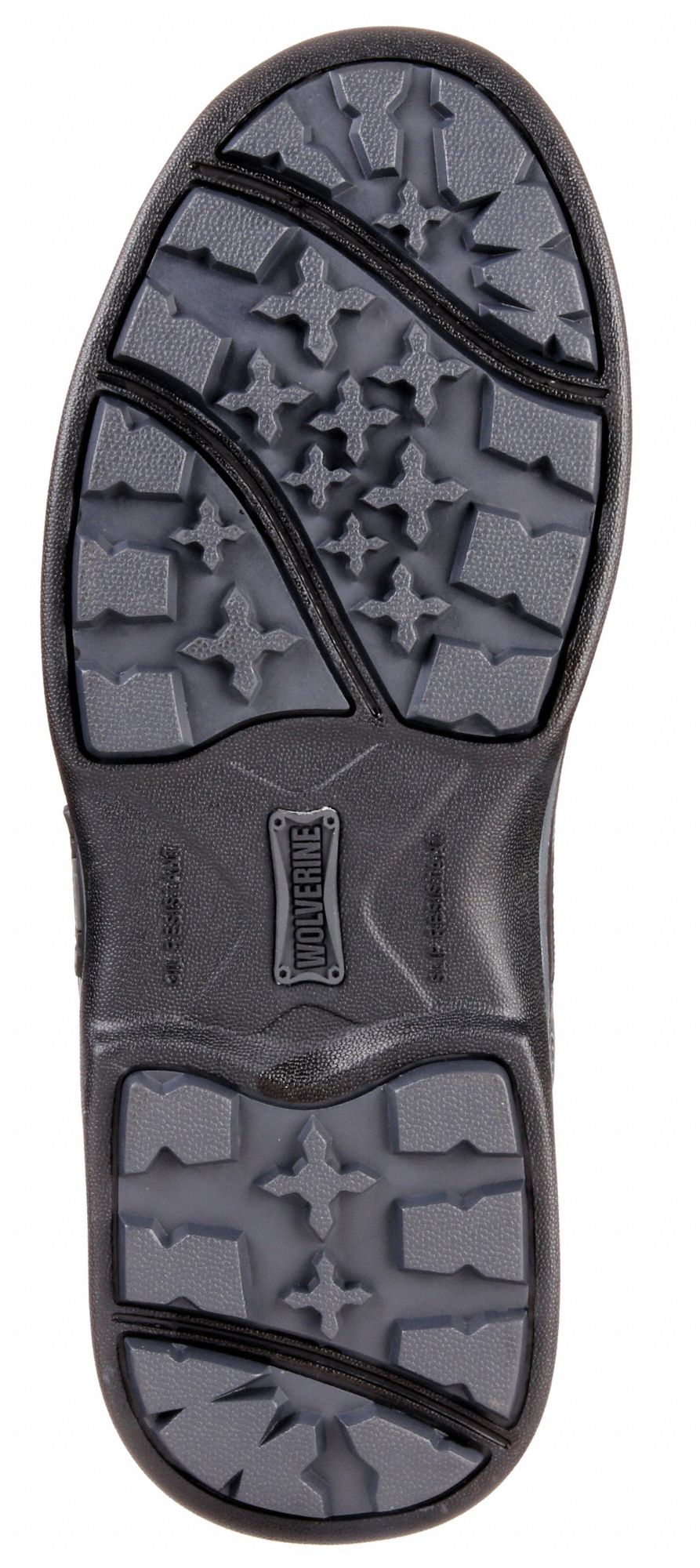 WOLVERINE Hiker Boot, 10, M, Men's, Black/Gray, Composite Toe Type, 1