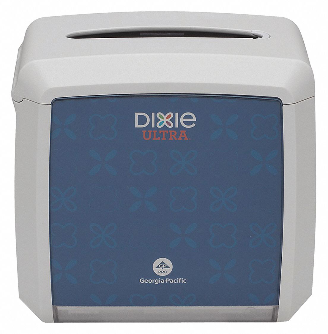 Napkin Dispenser: Countertop, Plastic, 250 Napkin Dispenser Capacity, Interfold, White