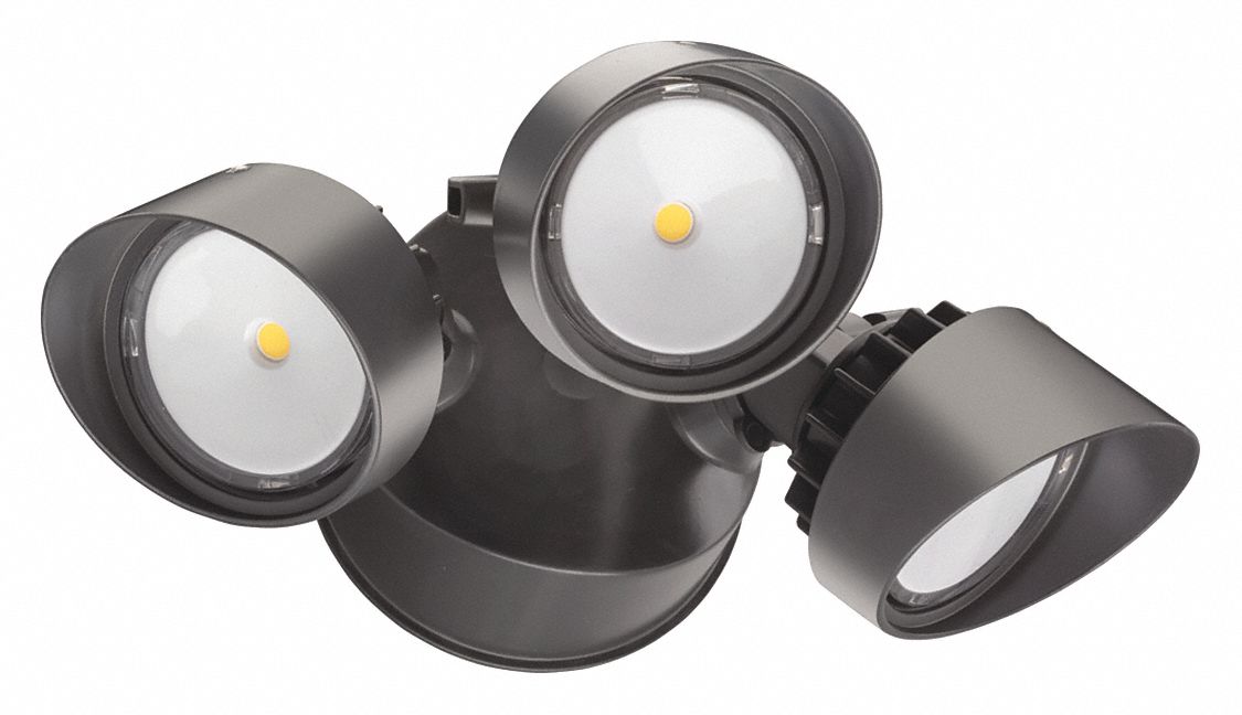 Lithonia Lighting Fixed Beam Angle, Olf Outdoor Led Security Flood Light With Motion Sensor