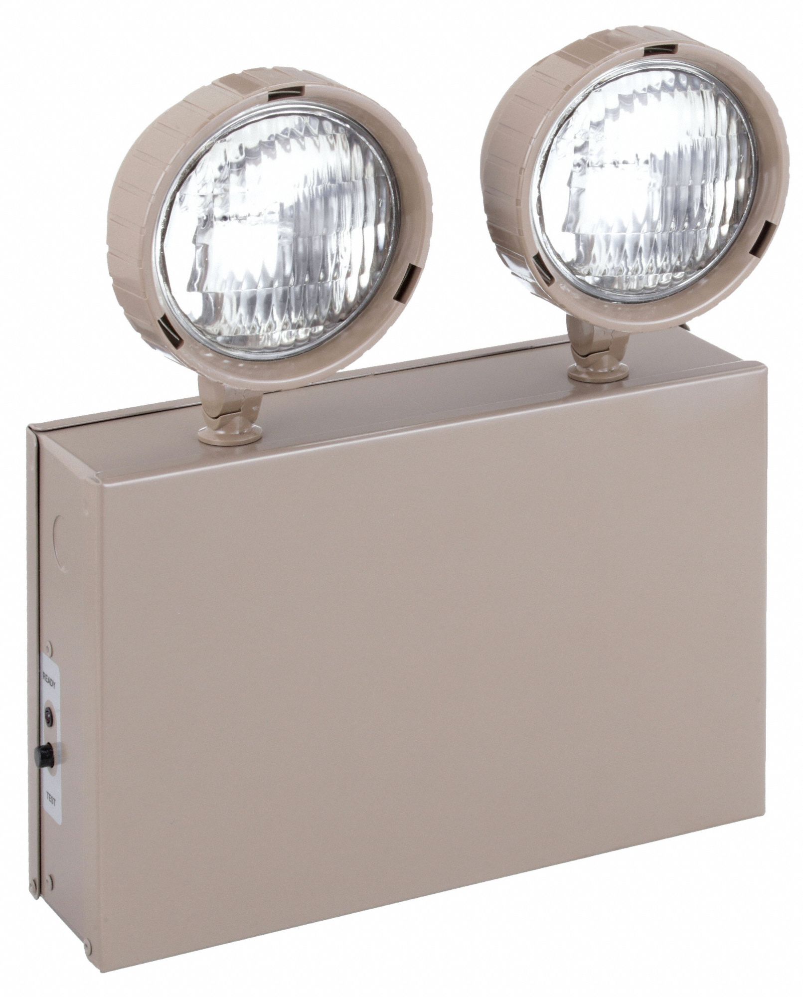 Emergency Light: Halogen, Indoor, 36 W Lamp Watt, 120/277V AC, 36 W  Emergency Watt, Surface, Beige
