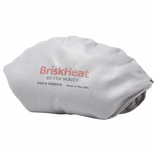 BRISKHEAT Fiberglass, Insulated Elbow Pipe Jacket, Thickness 1 in