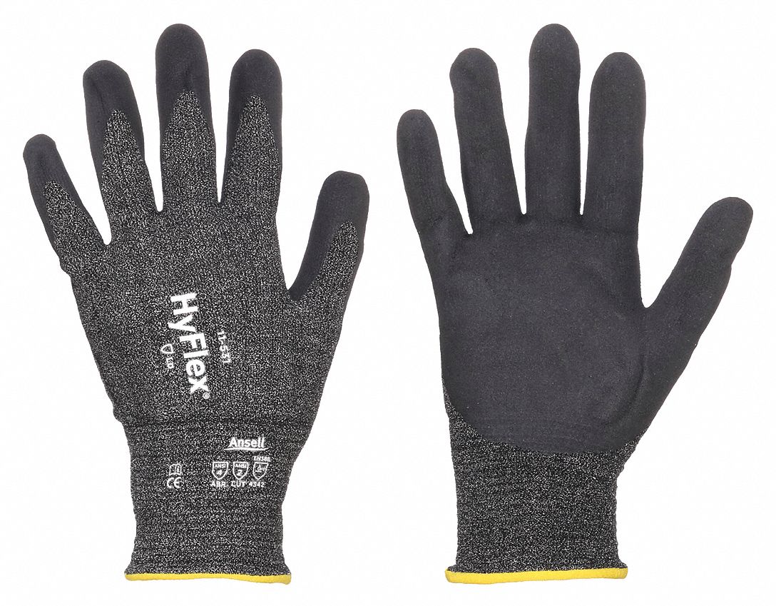 Gloves, Gry, 40LJ54,