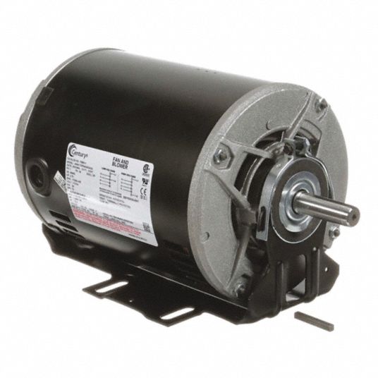 CENTURY Belt Drive Motor: 1 Speed, Open Dripproof, Cradle Base Mount, 3/4  HP, 1,725 Nameplate RPM, B