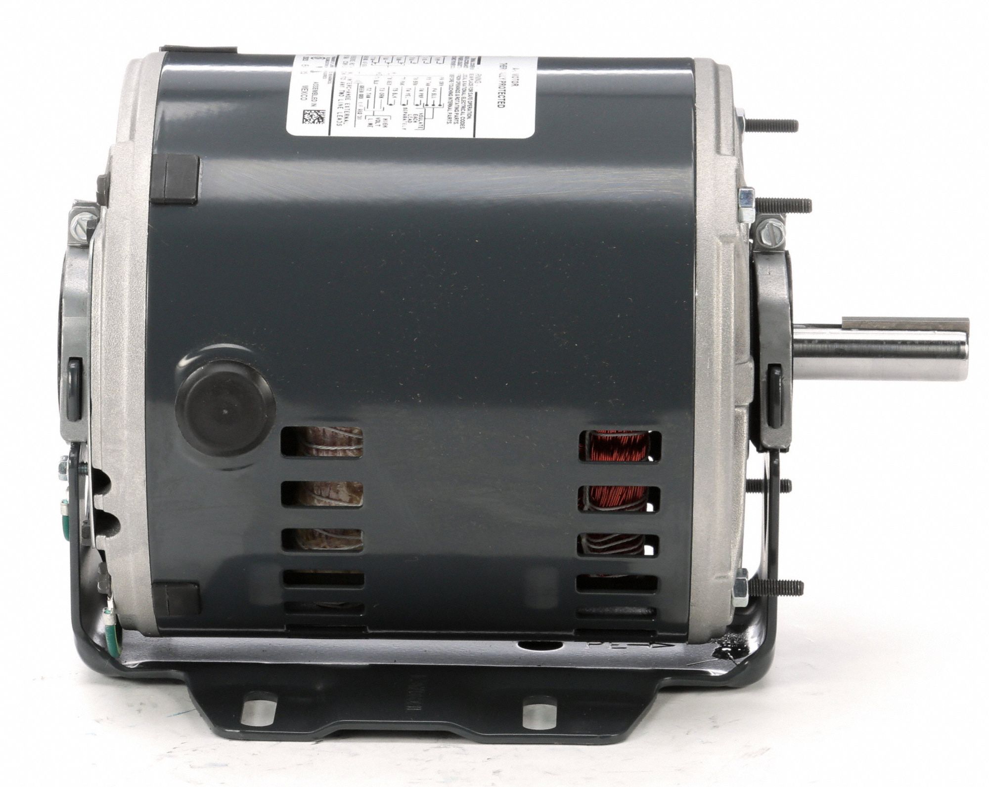 MARATHON MOTORS Belt Drive Motor: 1 Speed, Open Dripproof, Cradle Base ...