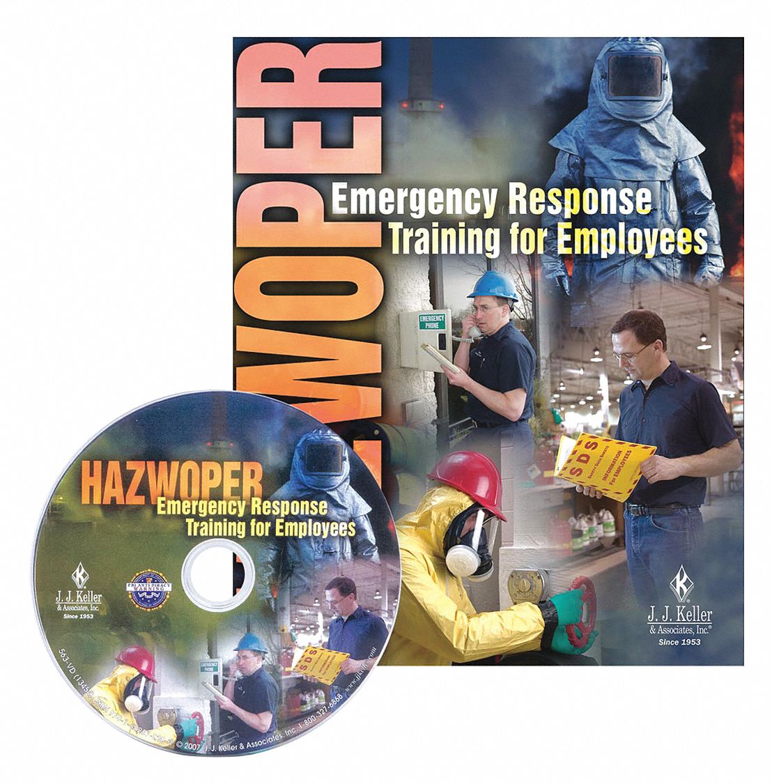 J.J. KELLER Safety Training Program, DVD, Emergency Preparedness, English, 23 min 490T9313453