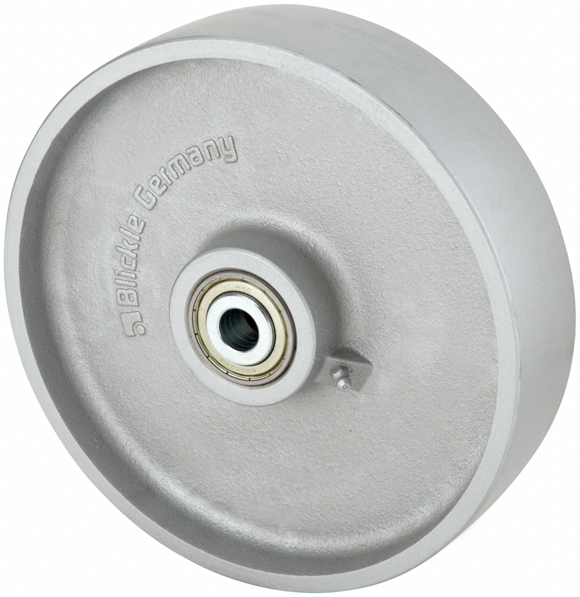 IRON TREAD WHEEL, 9 13/16 IN WHEEL DIAMETER, 2⅜ IN WHEEL W, 3,085 LB LOAD RATING