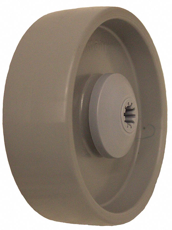 ERGONOMIC NYLON TREAD WHEEL, 4⅞ IN WHEEL DIAMETER, 1⅝ IN WHEEL W