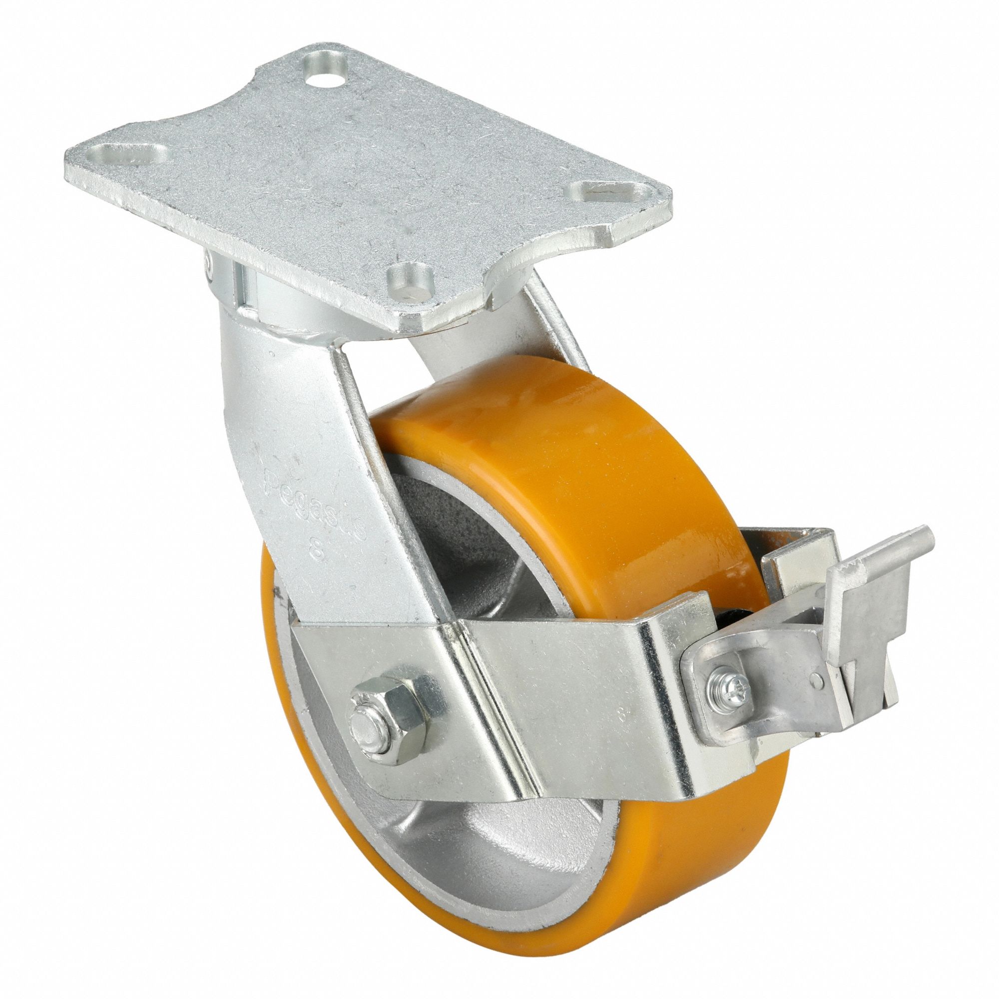 PlateCaster, Swivel, Polyurethane,