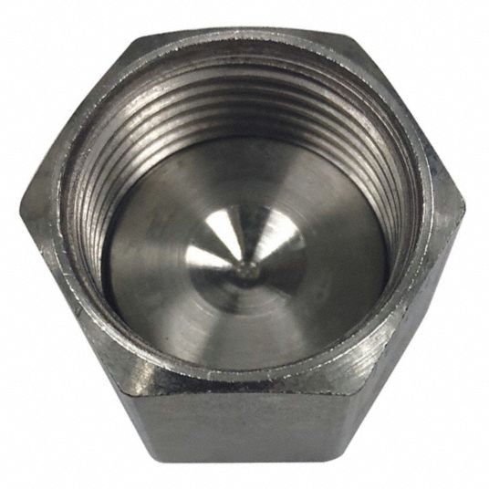 PARKER Hydraulic Hose Cap, Steel, Fitting Connection Type ORS, Fitting