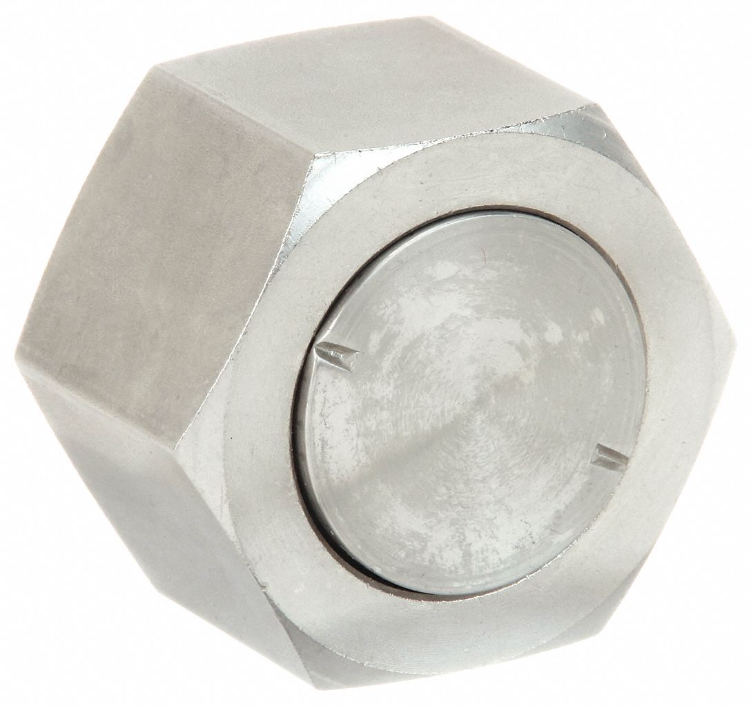 Stainless Steel, 1 1/4 in Fitting Size, Hydraulic Hose Cap 490W5620 FNLSS Grainger