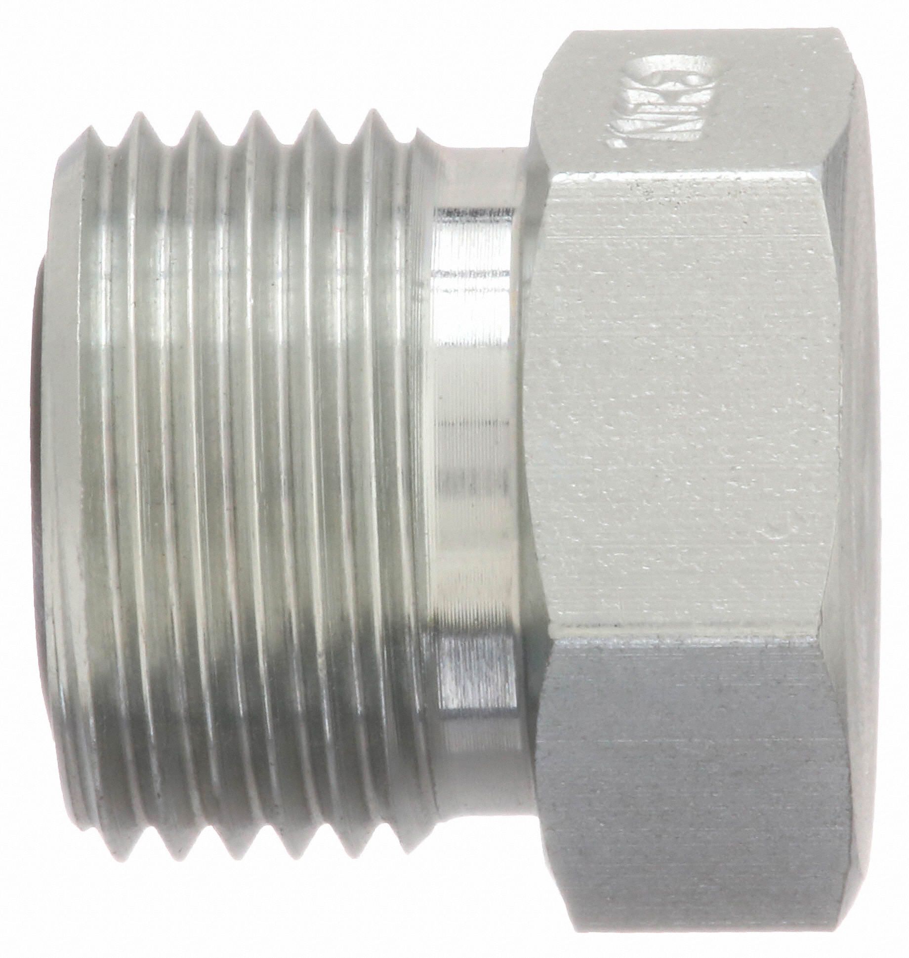 3/4" ORS Plug Face Seal Hex Plug 1-3/16-12 Male O Ring
