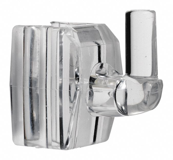 GOUPILLE DE RAIL : POUR BARRE COULISSANTE CARRÉE, PLASTIQUE, NON FINI, RACCORD 1/2 PO