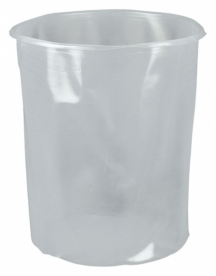 PAIL LINER,5 GAL. CAP.,15 MIL GA.,PK100