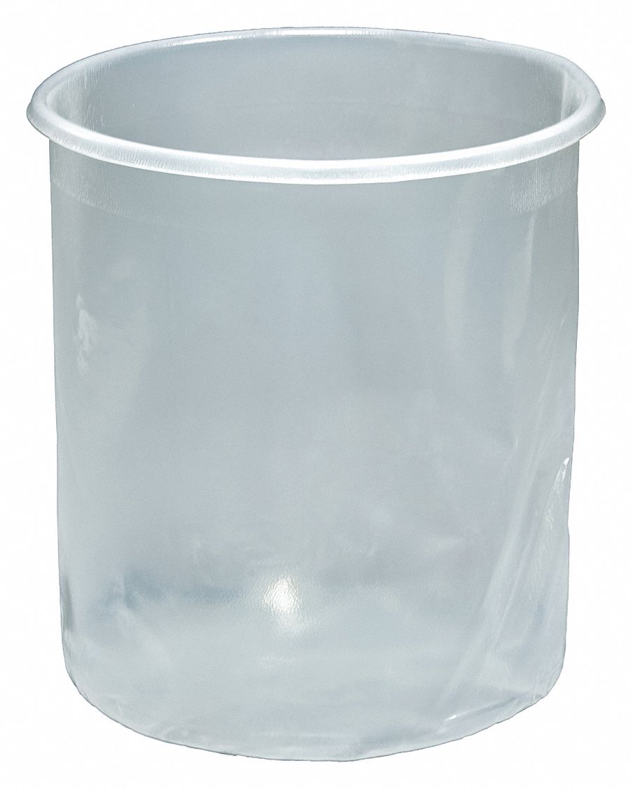 PAIL LINER,5 GAL. CAP.,15 MIL GA.,PK100