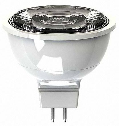 COMPACT LED BULB, MR16, 2-PIN (GU5.3), 6.5 W, 50 W INCANDESCENT EQUIVALENCY