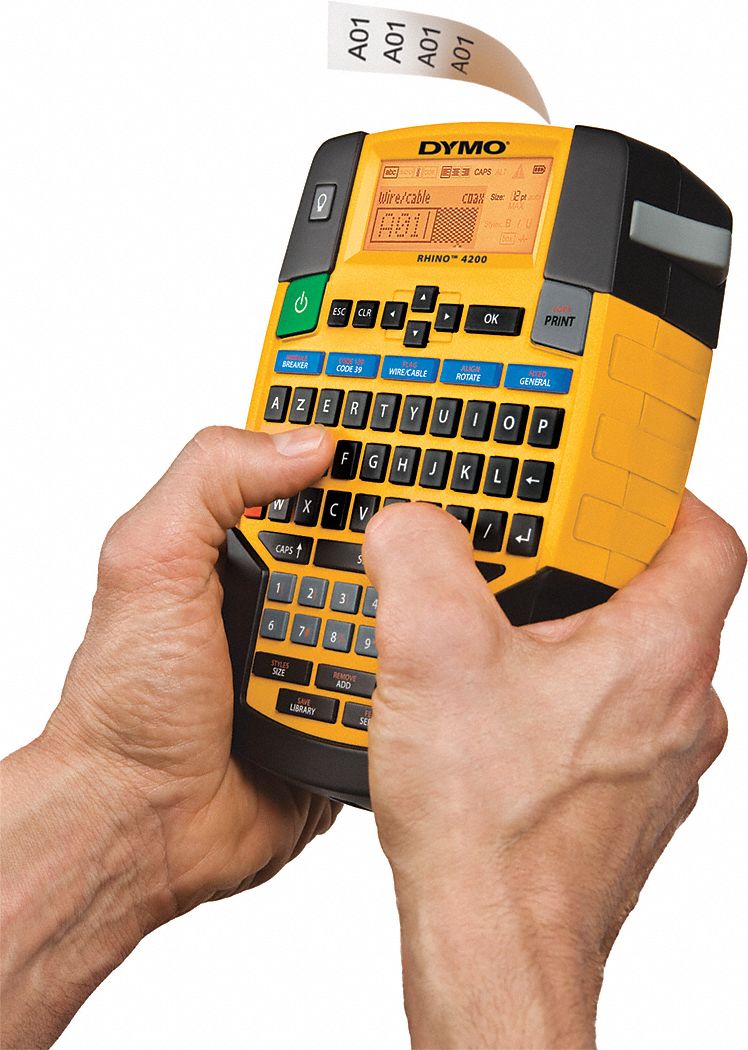 No Wireless Connectivity, 3/4", Handheld Label Printer 490Z54749001