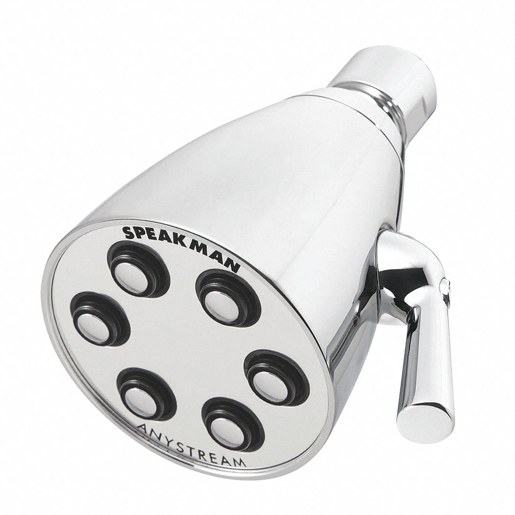 SHOWERHEAD: SPEAKMAN, ICON S-2252, 2 GPM FIXED FLOW RATE, POLISHED CHROME FINISH