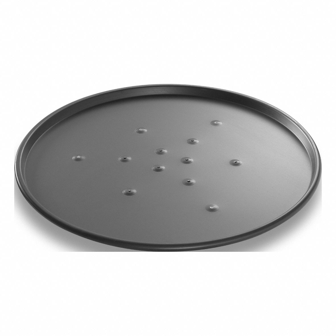 CHICAGO METALLIC, 12 1/2 in Overall Dia, Anodized Aluminum, Pizza Pan