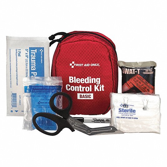 grainger-approved-stop-bleed-kit-trauma-kit-9-components-red