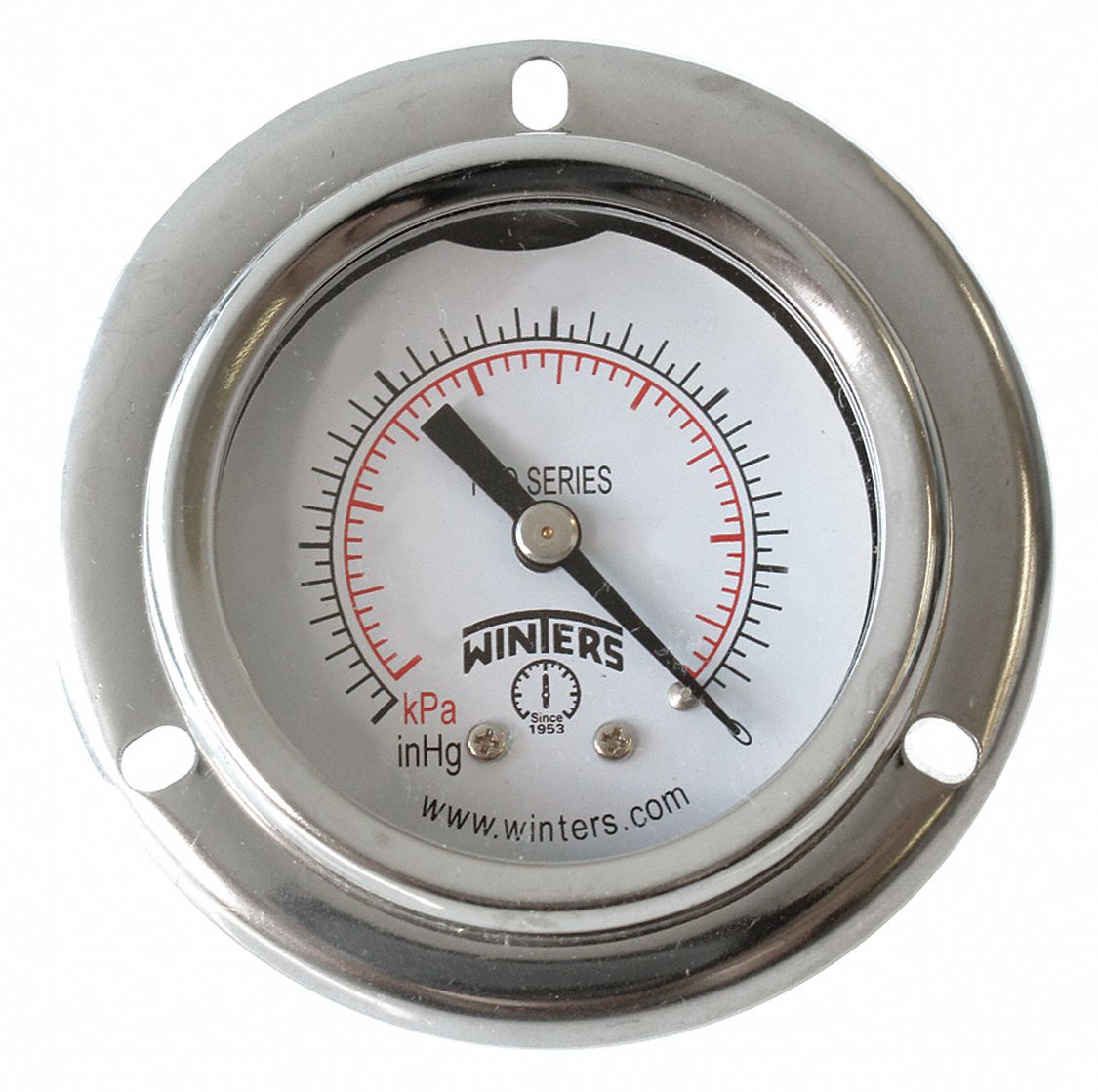 Winters Instruments Pressure Gauge 0 To 100 Psi Range 18 In Npt