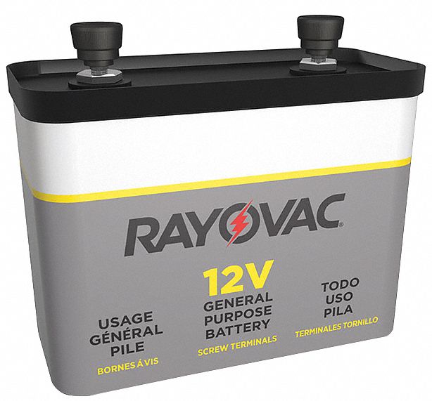 RAYOVAC, Spring, 8 Ah Capacity, Lantern Battery - 3JFU2