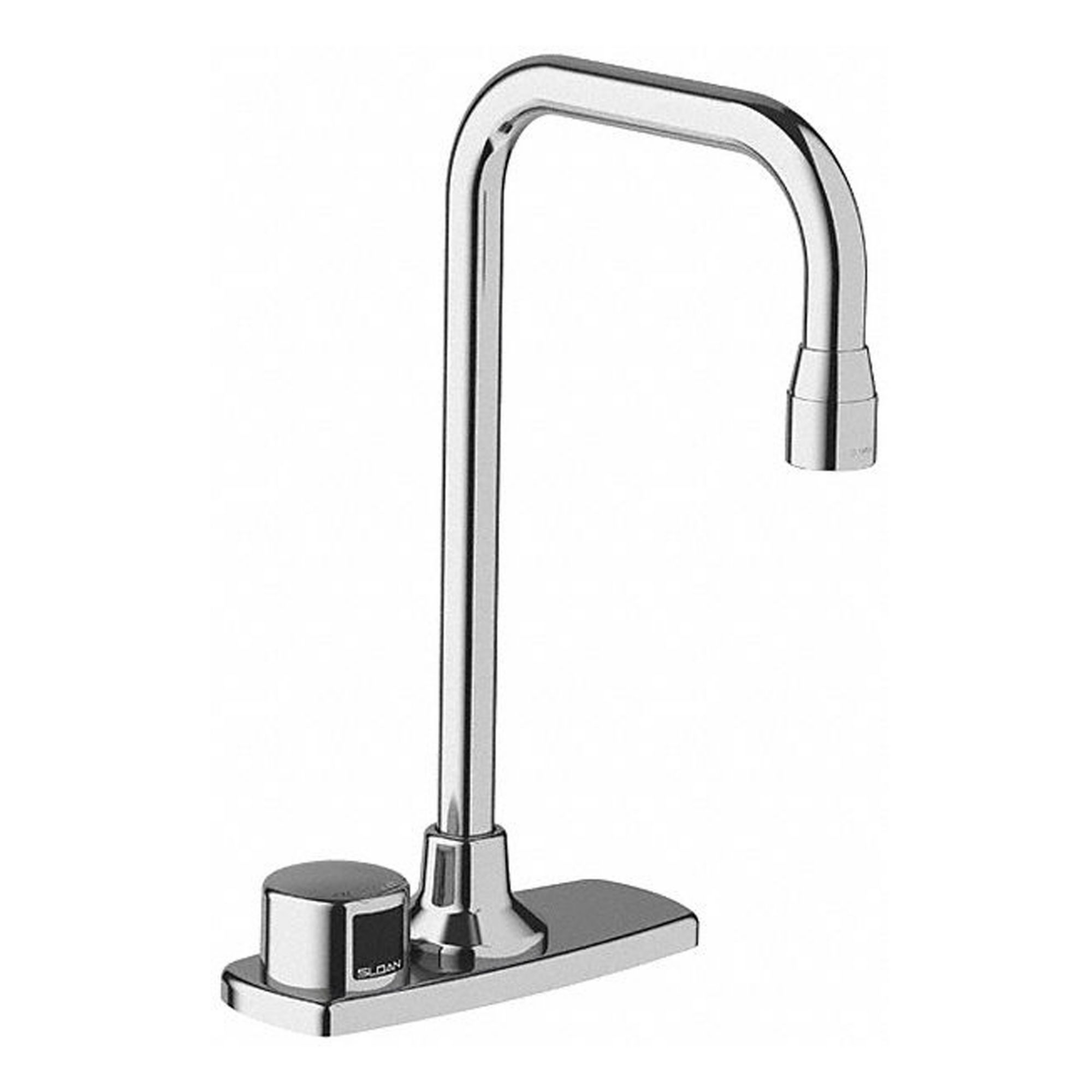 Bathroom Sensor Faucet: Optima, Brass, Chrome Finish, Centerset, Plug-In, Back-Check Tee