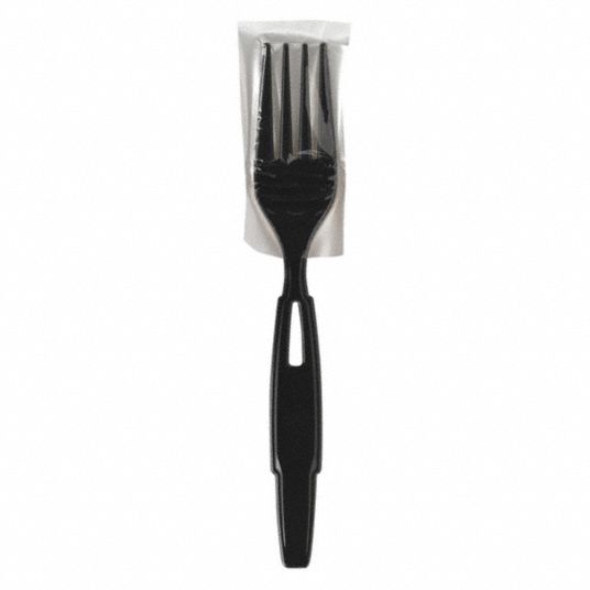 DIXIE, Series W, Heavy-Wt, Disposable Fork - 491H12|SSWPF5 - Grainger