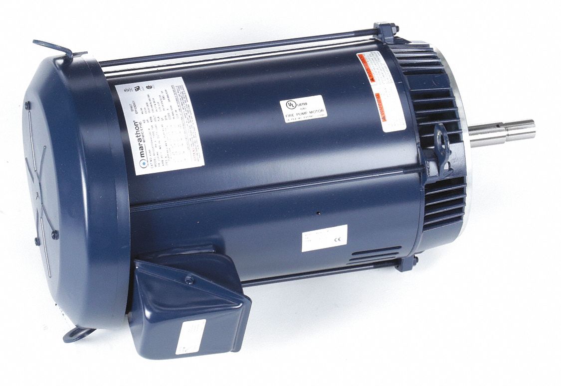MARATHON MOTORS 15 HP CloseCoupled Pump Motor,3Phase,3525 Nameplate RPM,230/460 Voltage,215JMV