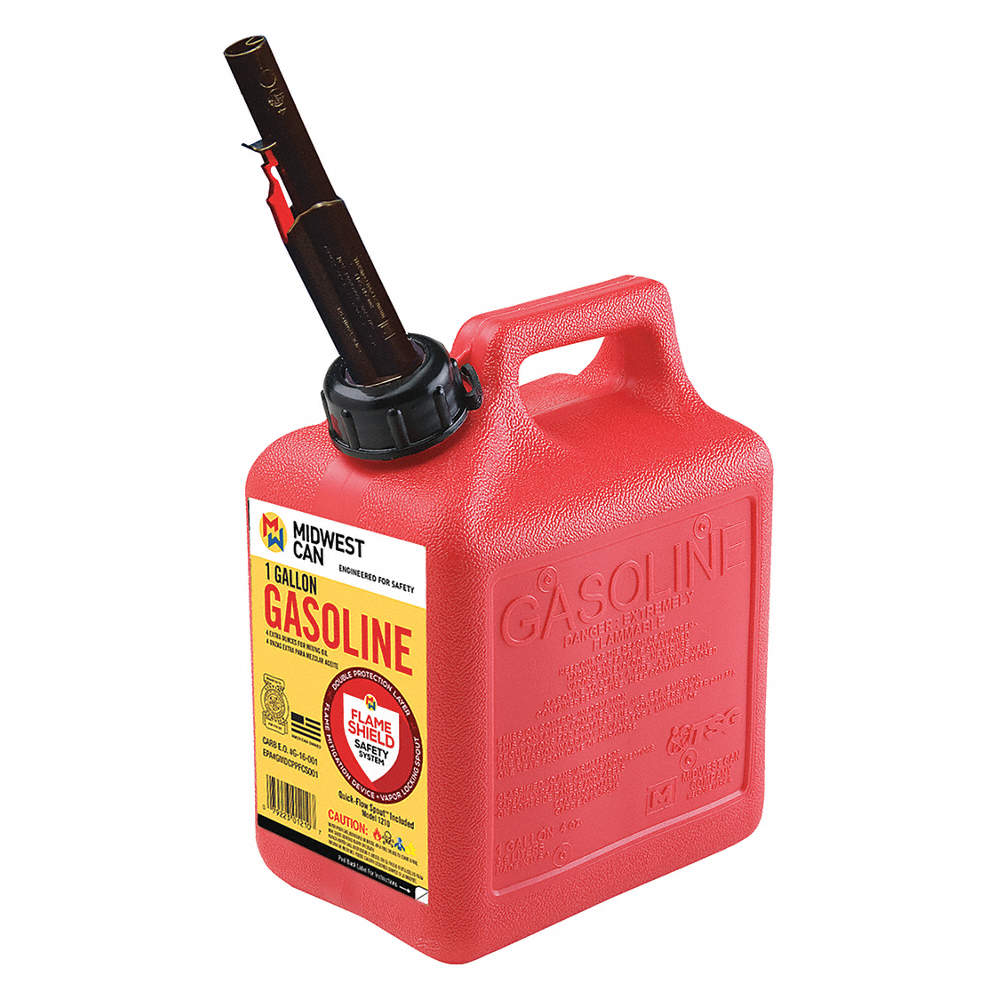Safety Gas Can >> Gas Can 1 Gal Self Red Hdpe 9 1 2 H Safety Gas Can >> Gas Can 1 Gal Self Red Hdpe 9 1 2 H