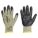 GLOVES, CUT-RESIST, ABS LEVEL 4, SEAMLESS KNIT, ROUGH, PALM/FING COAT, XS, BLK, NITRILE