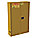 FLAMMABLES SAFETY CABINET, STANDARD, 30 GALLON, 43 X 12 X 65 IN, YELLOW, MANUAL CLOSE