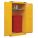 FLAMMABLES SAFETY CABINET, STANDARD, VERTICAL, 55 GAL, 1 DRUM CAPACITY, 34X34X66½ IN, YELLOW