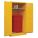 FLAMMABLES SAFETY CABINET, STANDARD, VERTICAL, 55 GAL, 1 DRUM CAPACITY, 34X34X65 IN, YELLOW