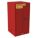 FLAMMABLES SAFETY CABINET, STANDARD, 60 GALLON, 34 X 34 X 66½ IN, RED, 2 SHELVES