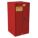 FLAMMABLES SAFETY CABINET, STANDARD, 60 GALLON, 34 X 34 X 66½ IN, RED, 2 SHELVES