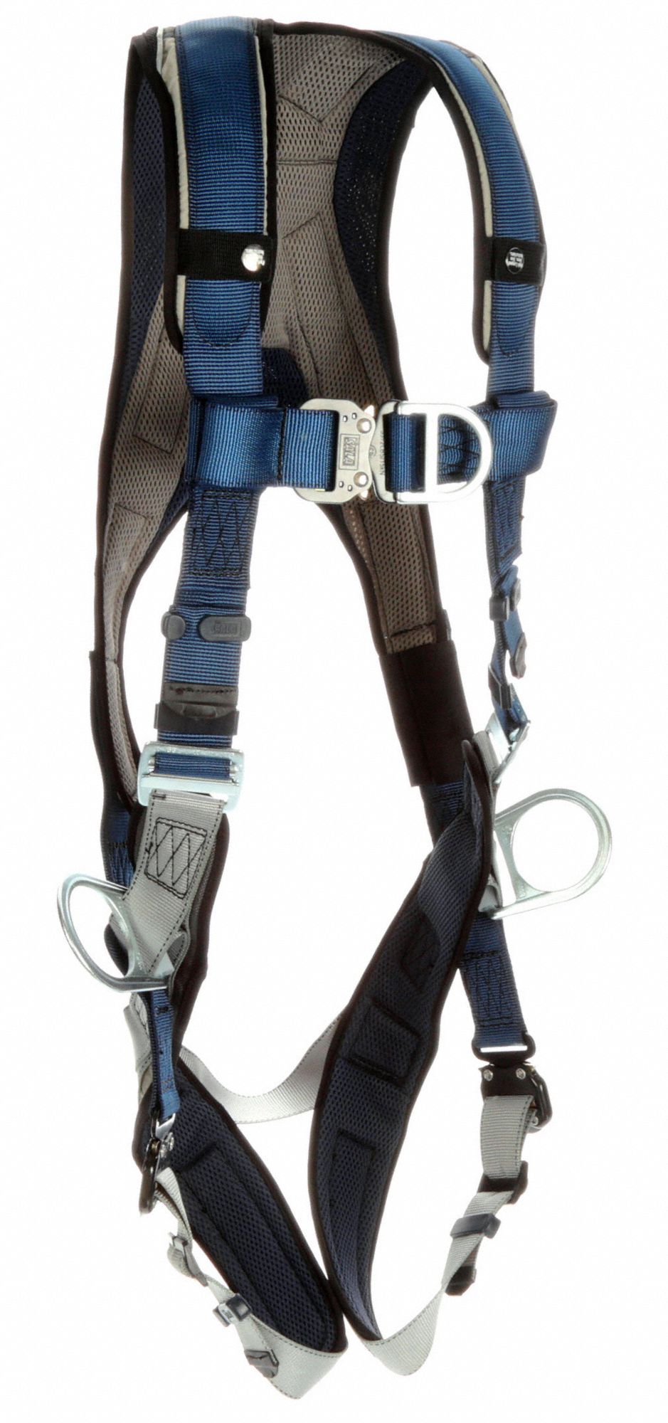 3M DBISALA Full Body Harness, 420 lb, Blue L 491N621140021 Grainger