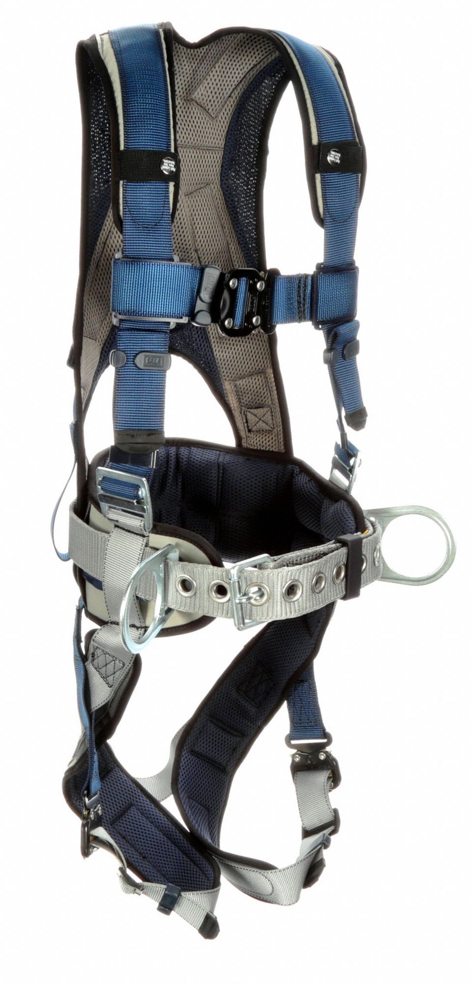 3M DBISALA Full Body Harness, 420 lb, Blue M 491N781140056 Grainger