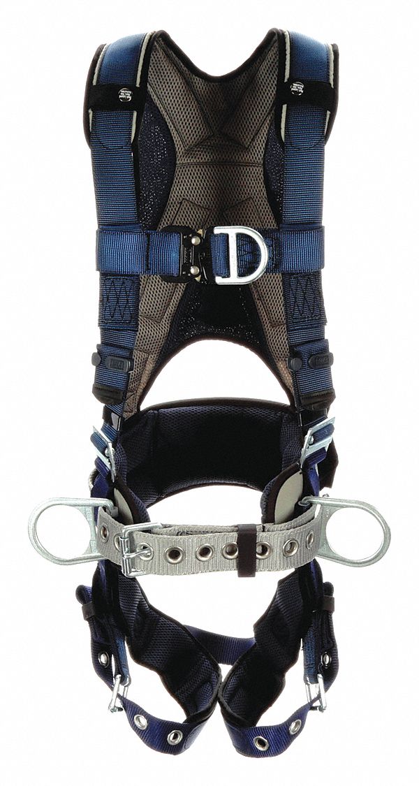 3M DBI-SALA, Vest, Quick-Connect / Tongue Buckles, Full Body Harness ...