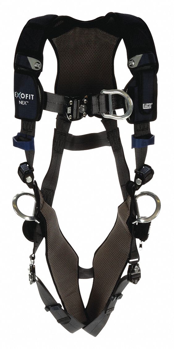 3M DBI-SALA, Vest, Quick-Connect / Quick-Connect Buckles, Full Body ...