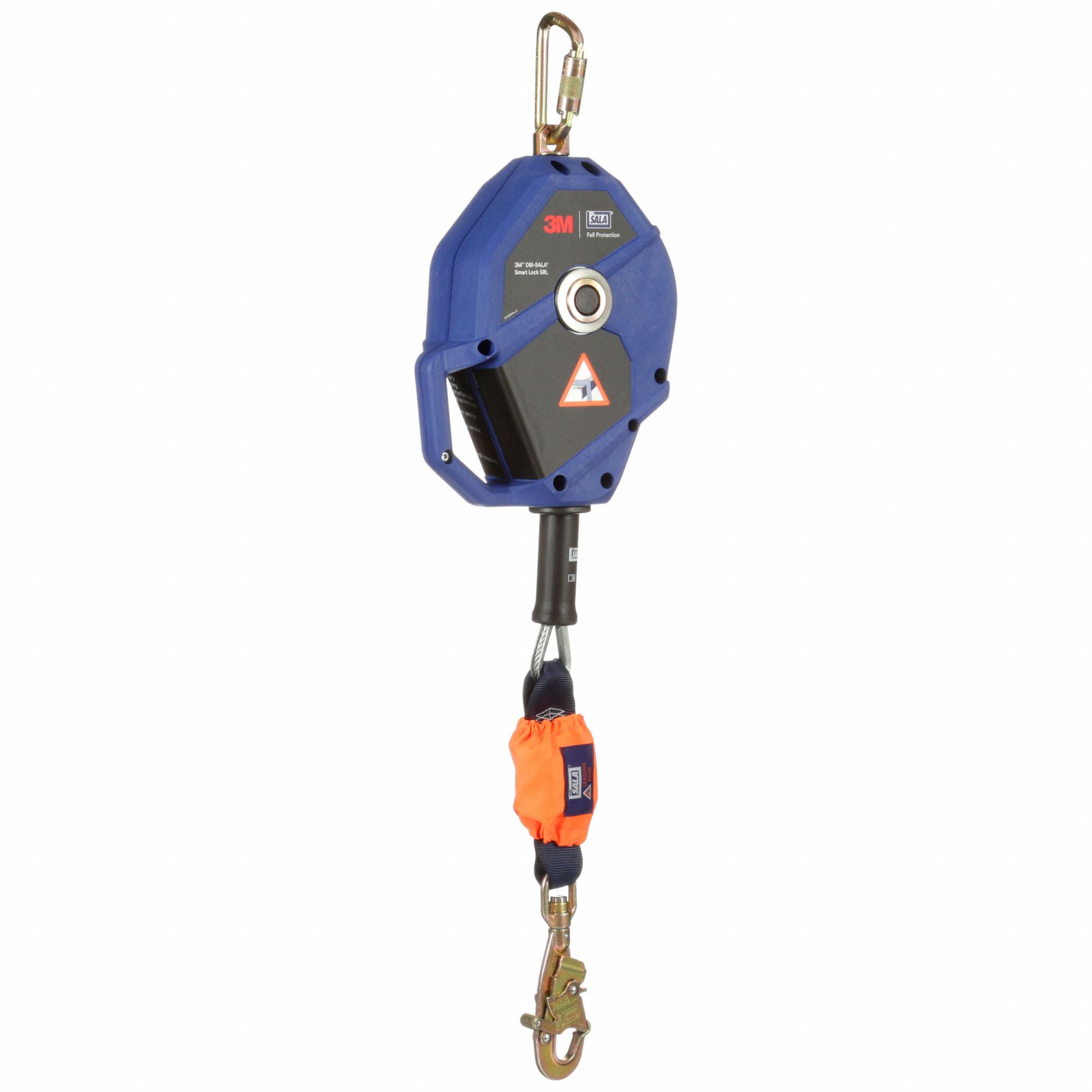 LEADING EDGE SELF-RETRACTING LIFELINE, CSA Z259.2.2, 1 LEG, VIS LOAD, BLUE, 310-LB CAP, GLASS/NYLON