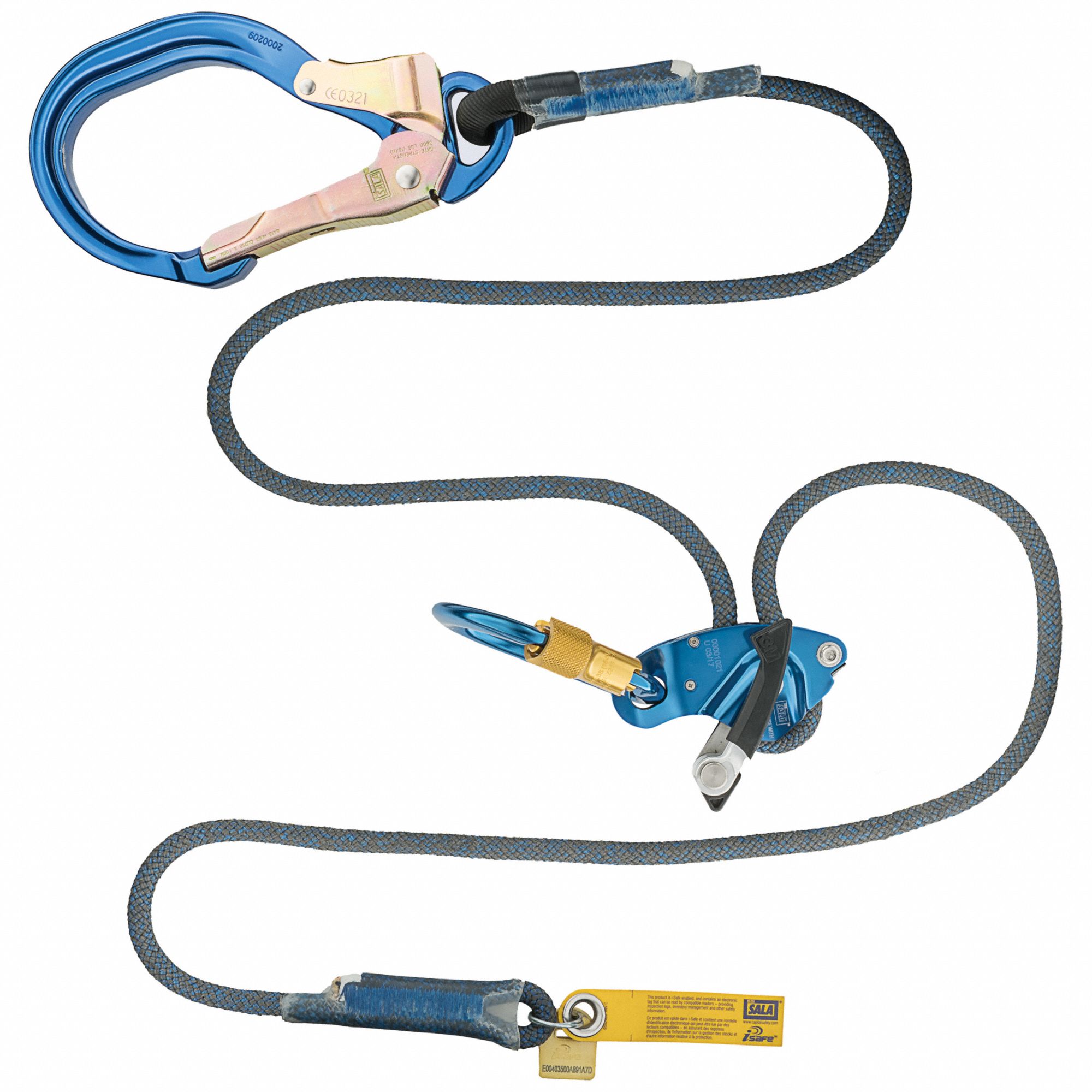 Positioning Lanyard, Blue, Adjustable