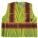 GILET HTE VISIBILITÉ,ANSI CLASSE 2,G/TG,LIME,MAILLE POLYESTER,AUTOAGRIPPANTE,CONTRASTANT
