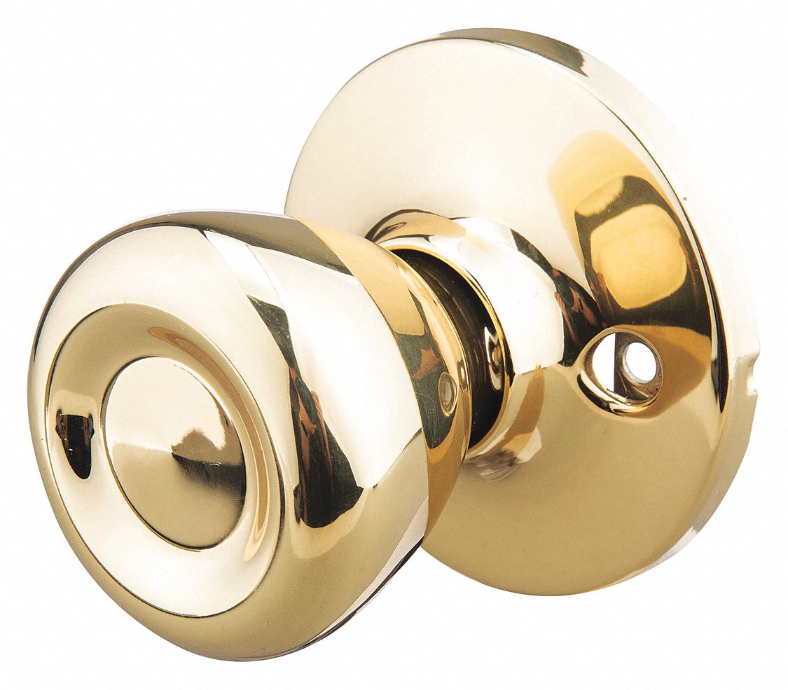 EZ-FLO, Dummy Knob Locksets, Brass, Door Lockset - 491T70|57785 - Grainger