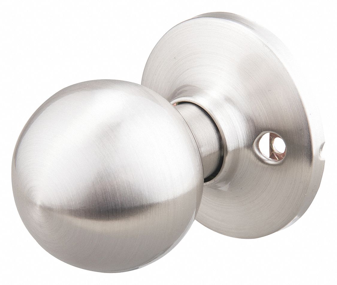 EZ-FLO, Dummy Knob Locksets, Nickel, Door Lockset - 491T84|57841 - Grainger