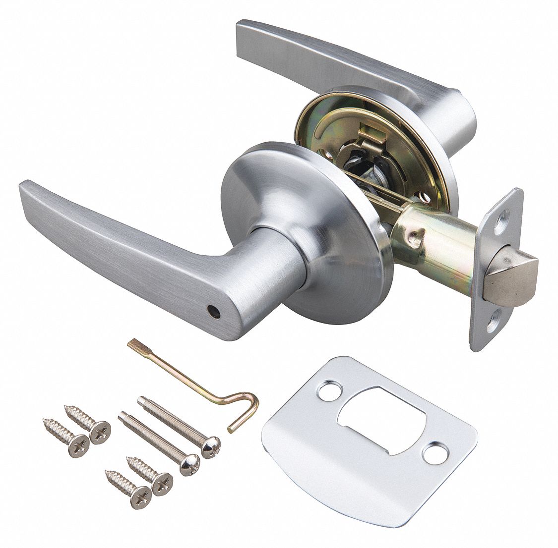 EZFLO Door Lever Lockset, Mechanical, Standard Duty, Keyed Different